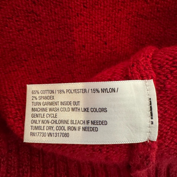 Wild Fable deep red button up cardigan - Picture 4 of 4